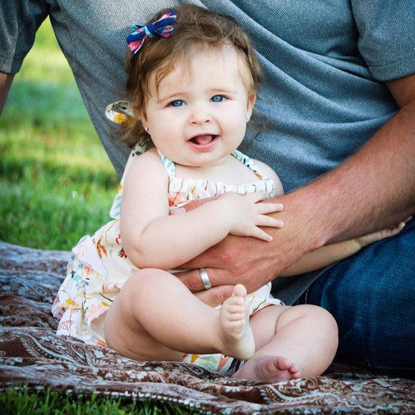 Cute baby girl halter jumpsuit <3