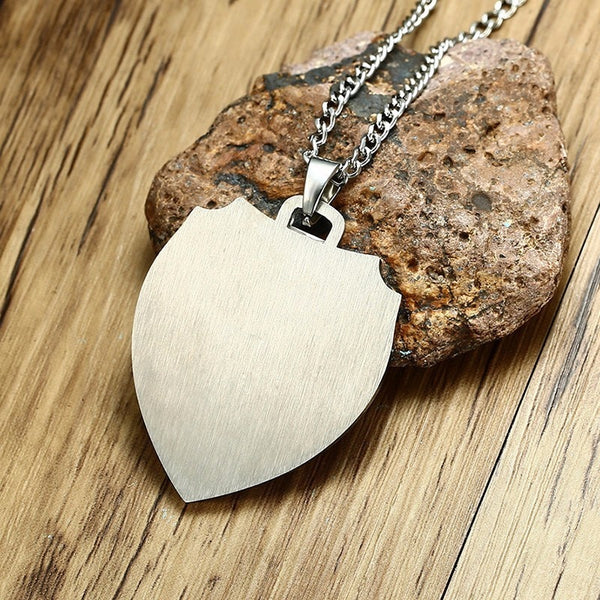 Military Style Wolf Necklace (Free Shipping)
