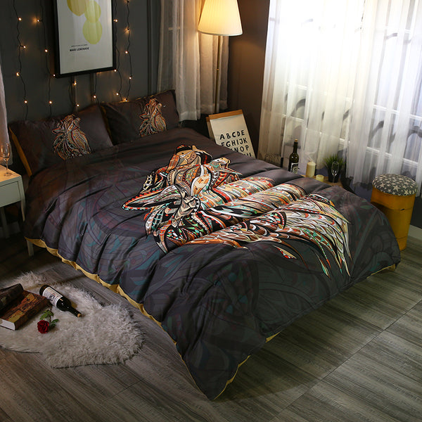 3d Wolf duvet cover set (Free Shipping)