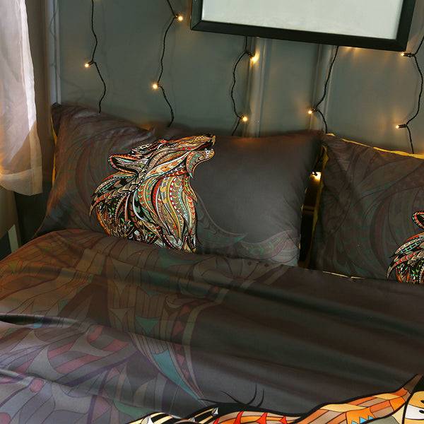 3d Wolf duvet cover set (Free Shipping)