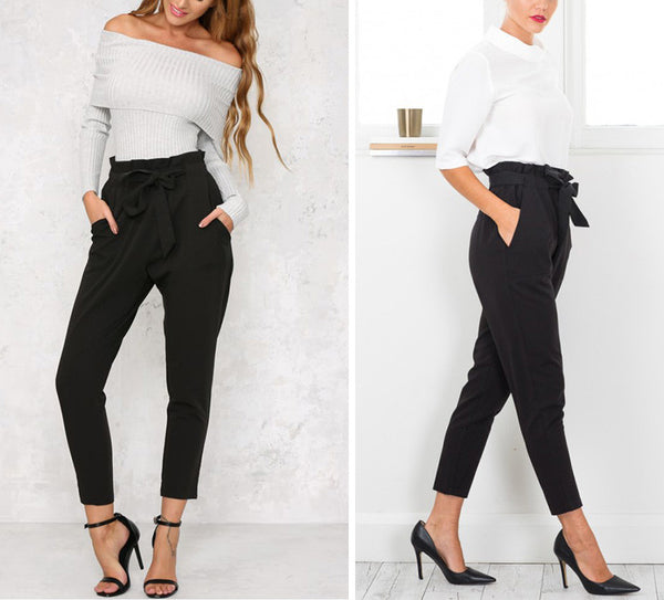 Chiffon high Waist Harem Pants