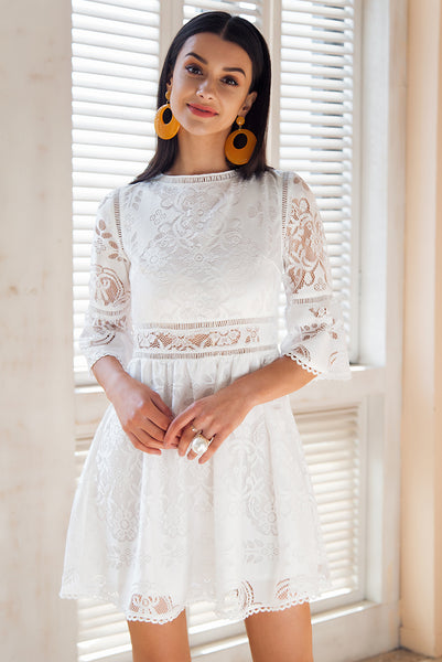 Hollow out lace dress ( AC09 )