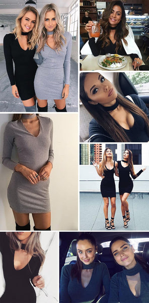 Elengant Choker Dress