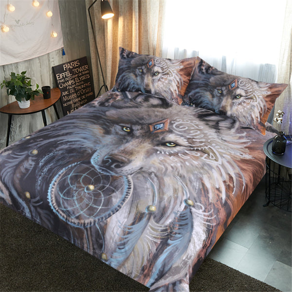 Wolf WarriorBedding Set (Free Shipping)