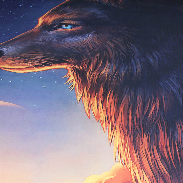 The New Wolf Moon Duvet Cover With Pillowcases (Free Shipping)