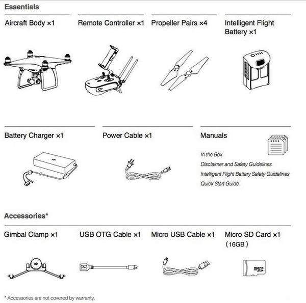 DJI Phantom 4 Camera Drone (Free Shipping to USA)