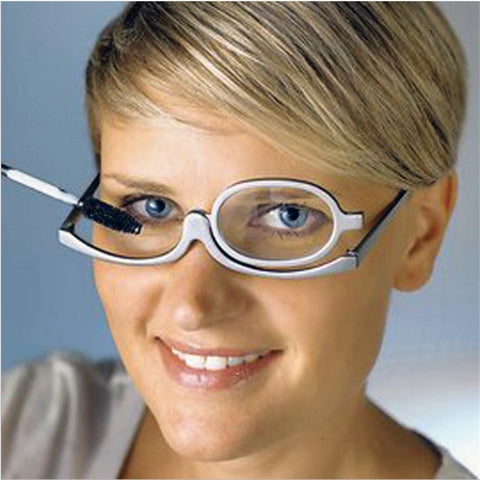 ROTATING MAGNIFYING MAKEUP GLASSES