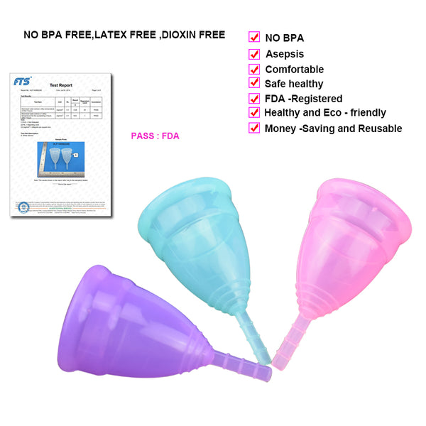 Menstrual Cup For Women (Free Sample - Limited offer!)