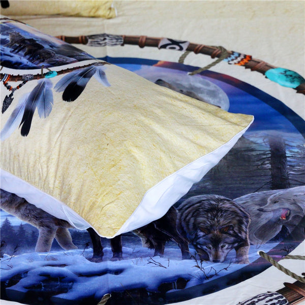Dream Catcher wolf Bedding Set (Free Shipping)
