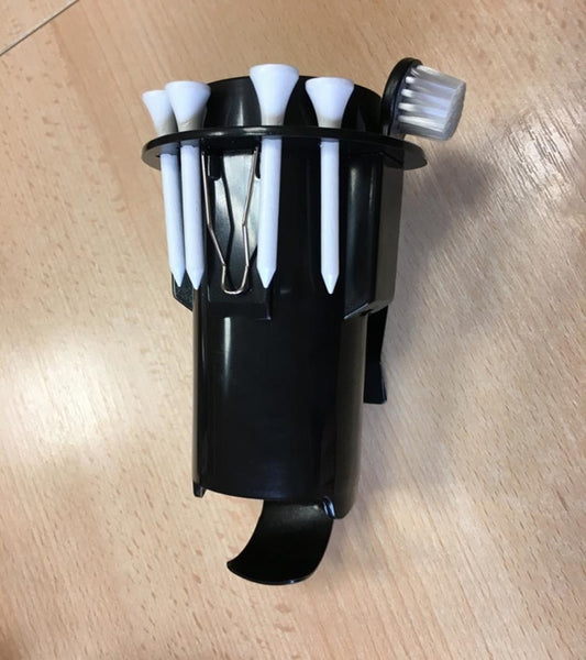Golf Ball Tee Holder with Nylon Brush (Free shipping)