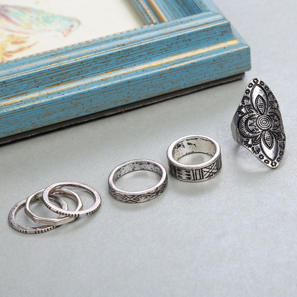Elephant Boho Ring Sets
