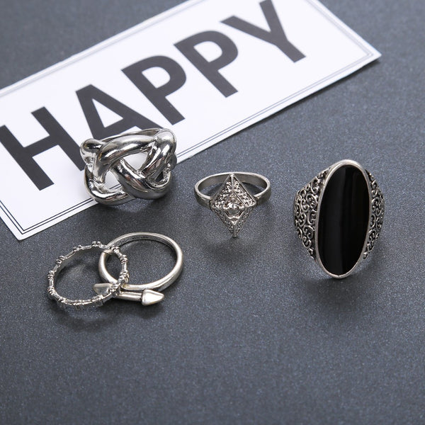 Elephant Boho Ring Sets