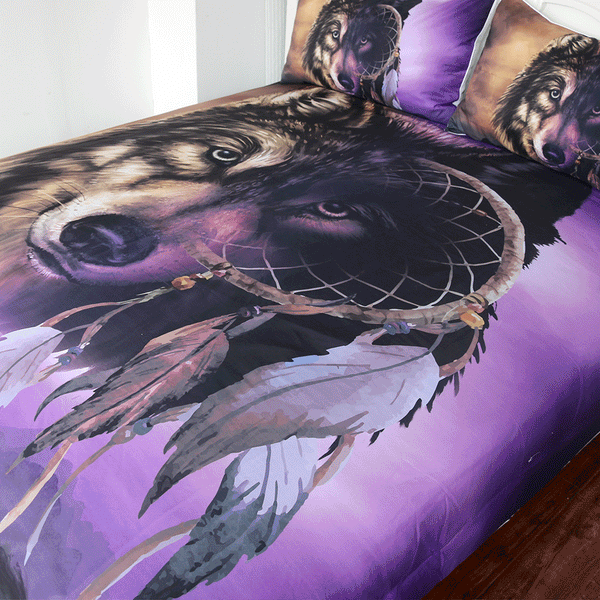 Dream Catcher Wolf Bedding Set (Free Shipping)