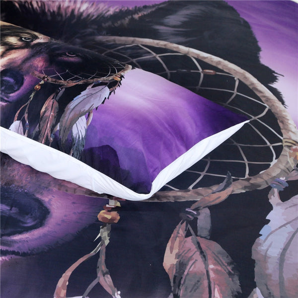 Dream Catcher Wolf Bedding Set (Free Shipping)