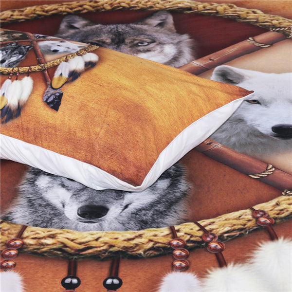 Wolves Dream Catcher Bedding Set (Free Shipping)