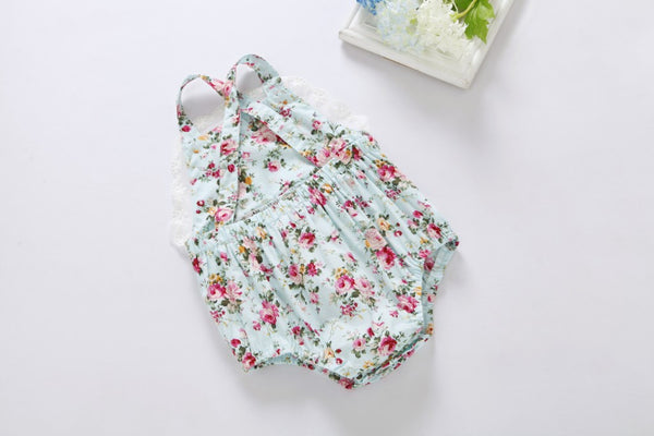 Baby Girl Flower print Romper