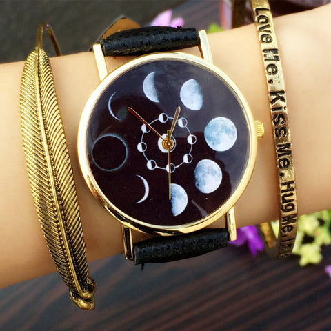 Solar Moon Phase Watch