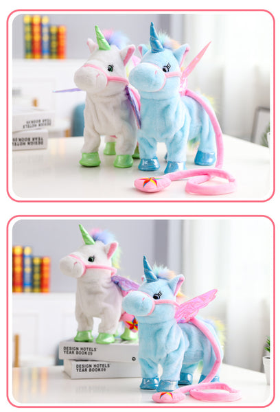 Walking Unicorn Plush Toy