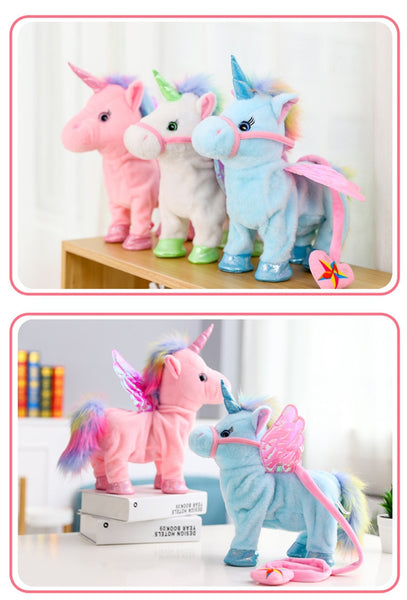 Walking Unicorn Plush Toy