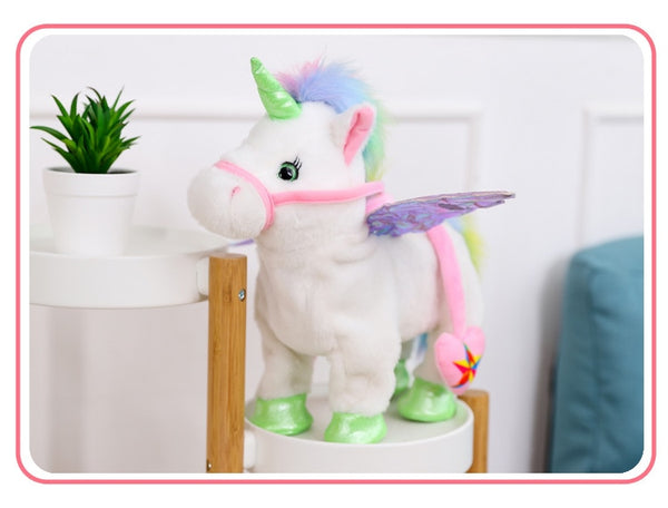 Walking Unicorn Plush Toy
