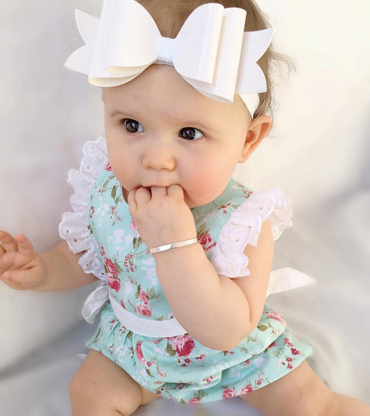Baby Girl Lace Floral Romper Jumpsuit (FreeShipping)