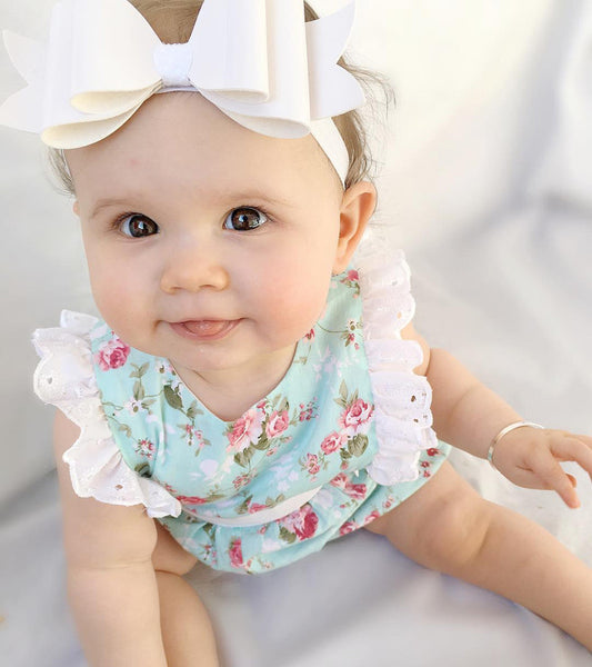 Baby Girl Lace Floral Romper Jumpsuit (FreeShipping)
