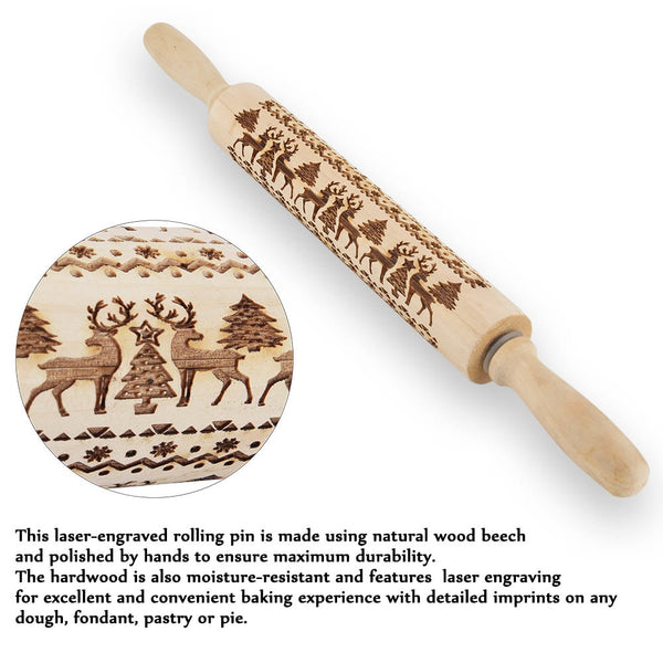 Christmas 3D Rolling Pin