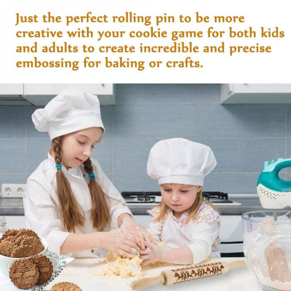 Christmas 3D Rolling Pin