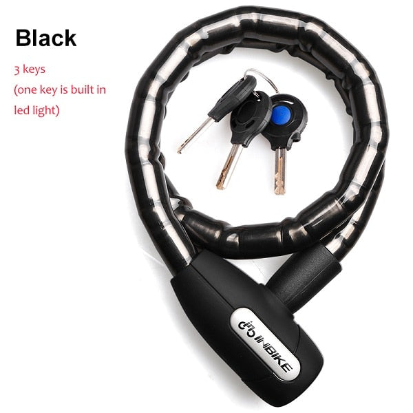 INBIKE Bicycle Lock Anti-theft Cable Lock 0.85m