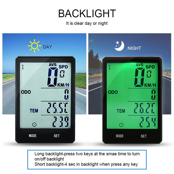 2.8'' Large Screen Bicycle Computer