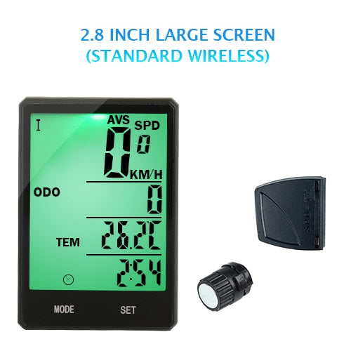 2.8'' Large Screen Bicycle Computer