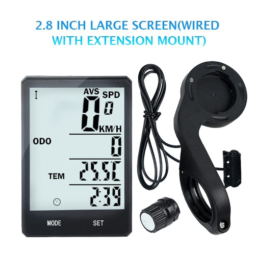 2.8'' Large Screen Bicycle Computer