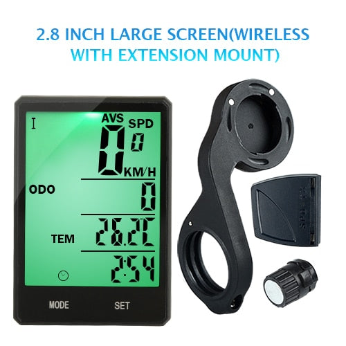 2.8'' Large Screen Bicycle Computer