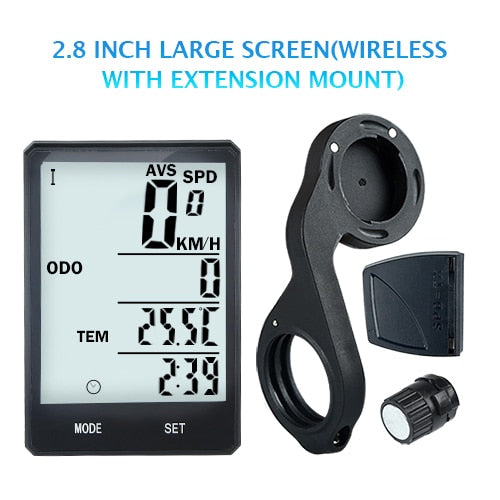 2.8'' Large Screen Bicycle Computer