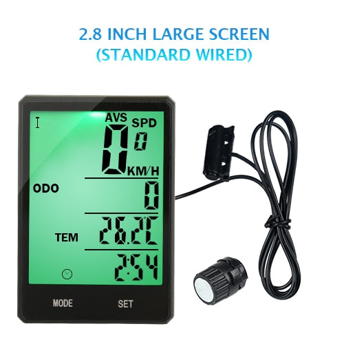 2.8'' Large Screen Bicycle Computer
