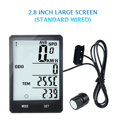 2.8'' Large Screen Bicycle Computer