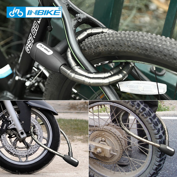 INBIKE Bicycle Lock Anti-theft Cable Lock 0.85m