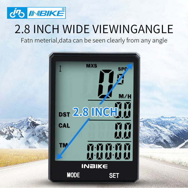 2.8'' Large Screen Bicycle Computer