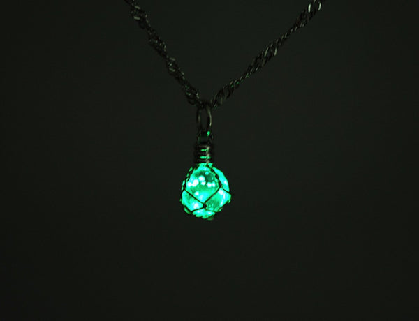 Luminous Crystal Ball necklace