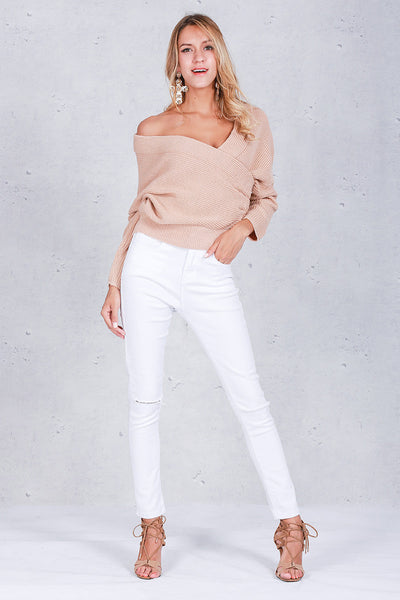 V neck sweater