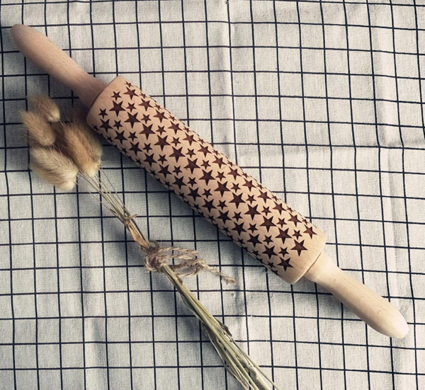 Christmas 3D Rolling Pin